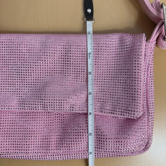 Bling Crystal Rhinestone Bag Brooklyn Shoulder Bag - Picture 6 of 7